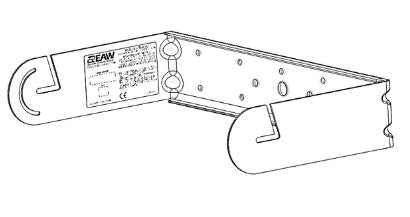 EAW MKD500-UB U-Bracket For MKD500 Series (Black)