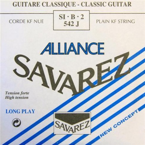 Savarez 542J Alliance KF Classical Guitar String - High Tension .0280 (10 Strings)