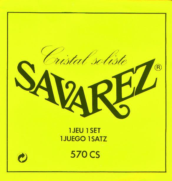 Savarez 570CS Cristal Soliste Classical Guitar Strings Set - High Tension