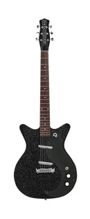 Danelectro BLACK OUT Semi Hollow-Body Electric Guitar (Black Metal flake)