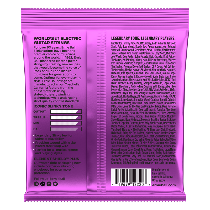 Ernie Ball 2220EB Nickl Power Slinky Power Slinky Nickel Wound Set