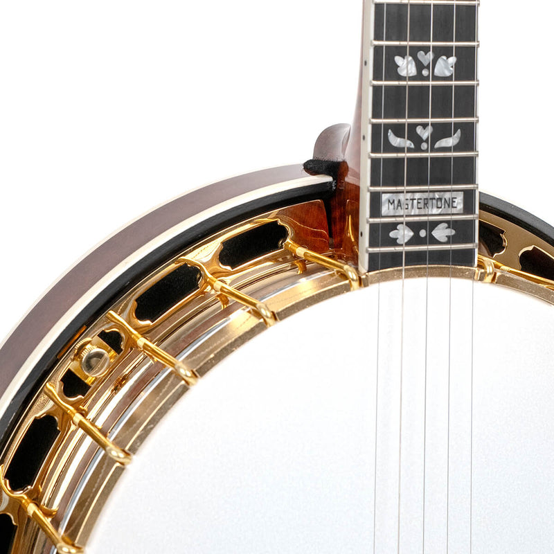 Gold Tone OB-GRANDEE Mastertone Orange Blossom Resonator Banjo (Vintage Brown)