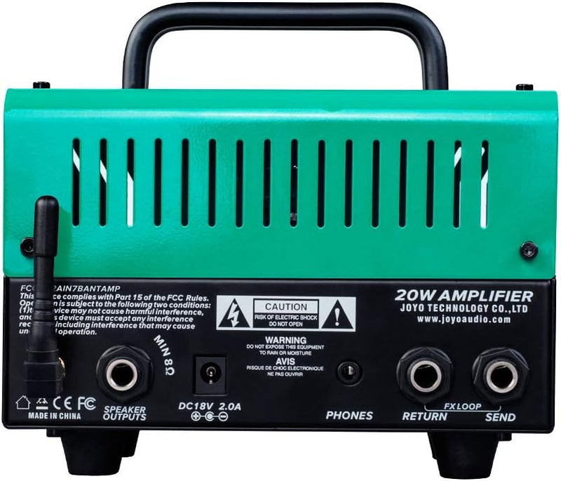 Joyo ATOMIC British Classic Rock 20W RMS Tube Guitar Amp Head