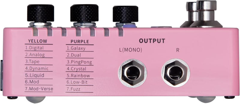 Mooer M722 D7 X2 Footswitch Stereo Delay Pedal