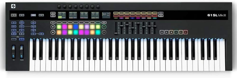 Novation 61SL-MK3 Contrôleur de clavier 61 touches avec touches semi-lestées