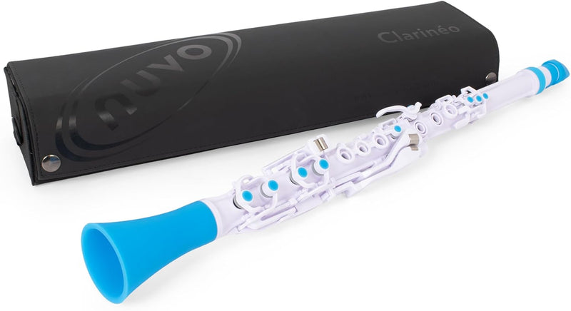 Nuvo N120CLBL Clarineo 2.0 Clarinet Kit (White/Blue)
