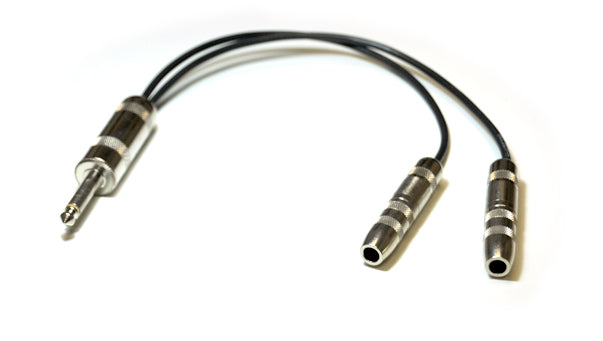 Whirlwind YM2F 1/4 Male Plug To 2 Female 1/4 Jacks - 1'