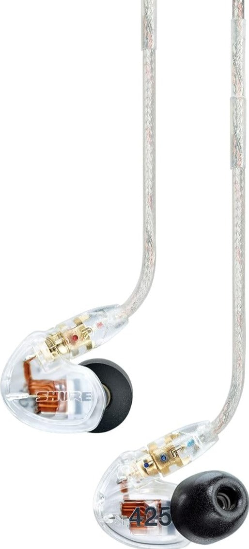 Shure SE425-CL Sound Isolating In-Ear Stereo Headphones Clear