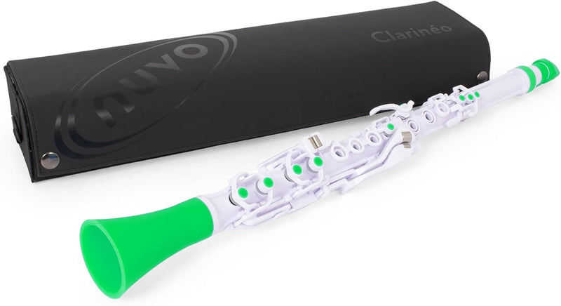 Nuvo N120CLGN Clarineo 2.0 Clarinet Kit (White/Green)
