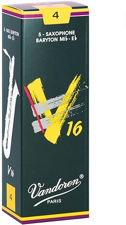 Vandoren SR744 V16 Baritone Reeds Strength - 4 (Box of 5)