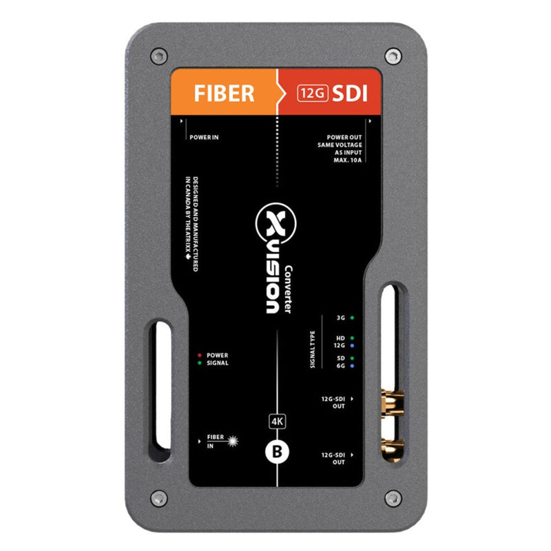 xVision XVVFIBER2SDIT1-12GM2 xVision 4K Converter Fibre MultiMode opticalCON DUO to 12G-SDI