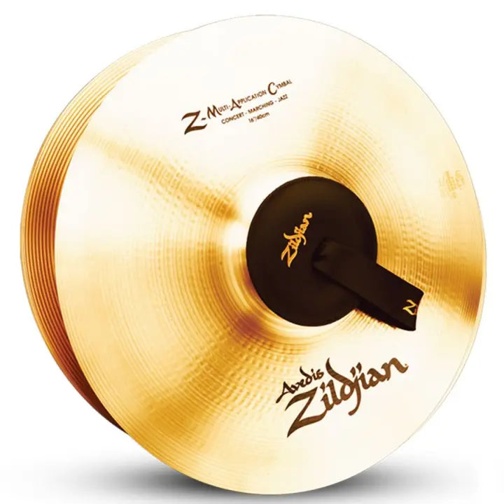 Zildjian A0476 Z Mac Single With Grommet Medium Heavy Marching Cymbal - 16"