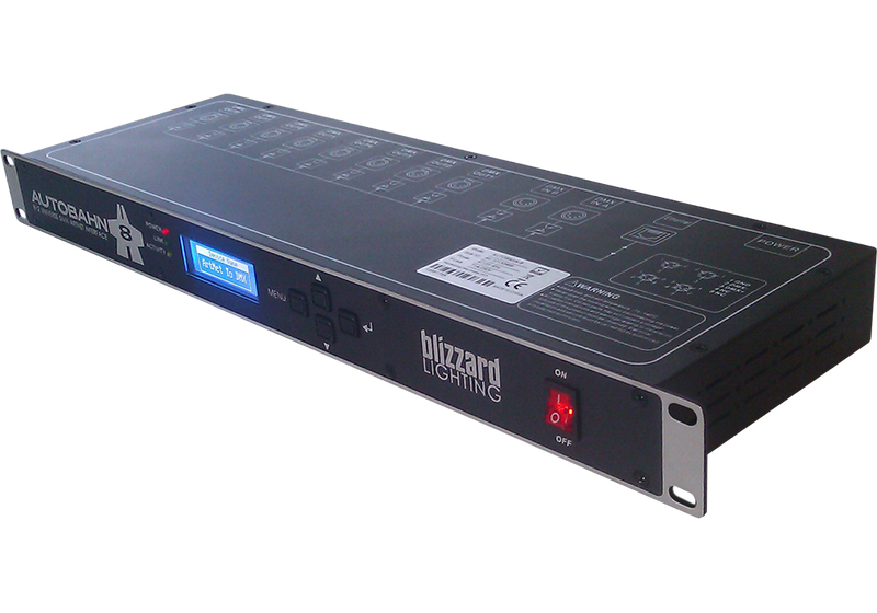 Blizzard Lighting AUTOBAHN8 8 Port to DMX Artnet Rack Mount Unit - 19"