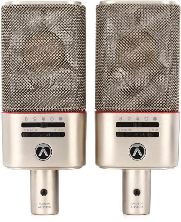 Austrian Audio OC818-DUALSETPLUS Large Diaphragm Microphone (Set of 2)