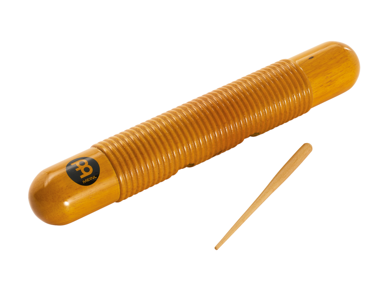 Meinl Gu1am Wood Güiro avec grattoir (ambre)