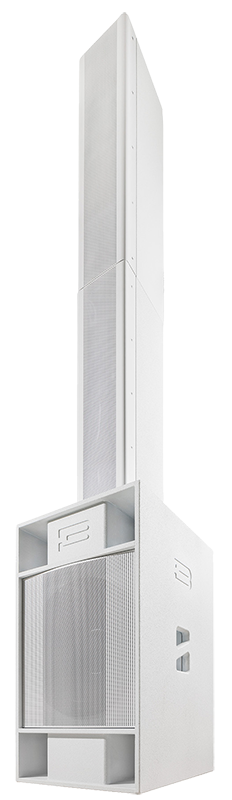 BASSBOSS SUBLIM8 Powered Column PA System (White)