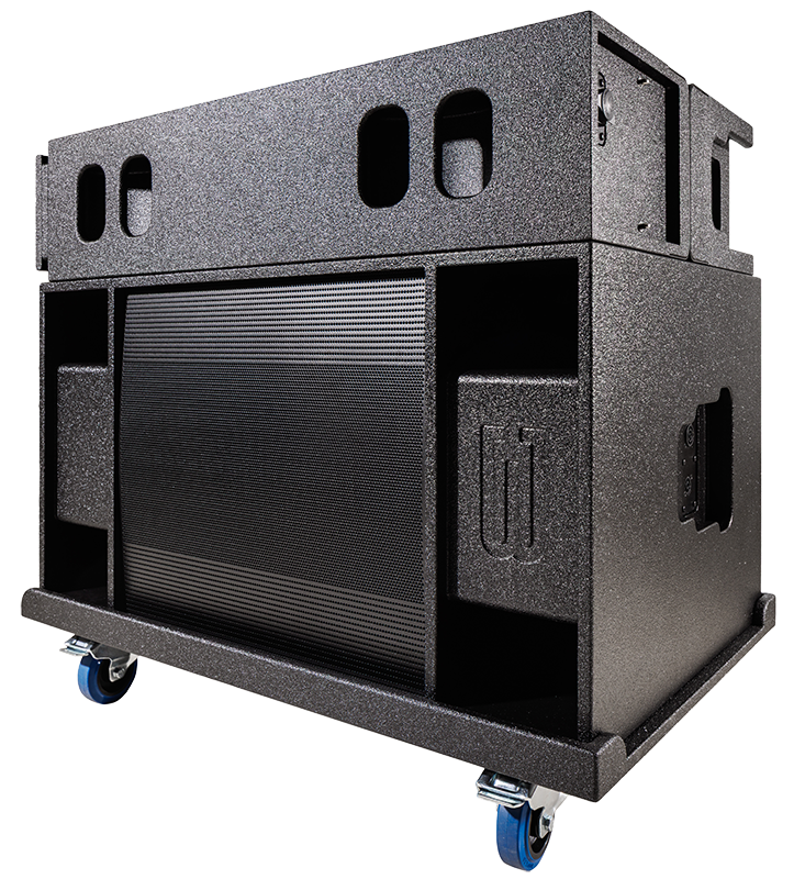 BASSBOSS SUBLIM8 Powered Column PA System (Black)