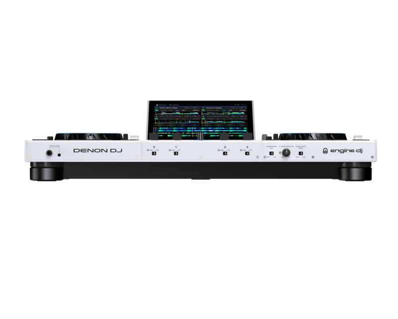 Denon DJ Prime 4+ Édition spéciale 4-Deck Standalone DJ Contrôleur (blanc)