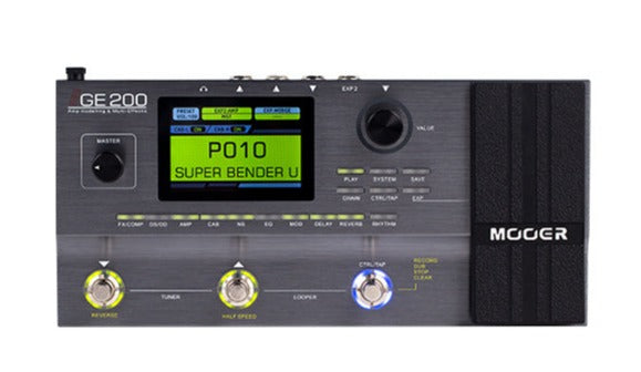 Modélisation d'ampli Mooer GE200 et multi-effets