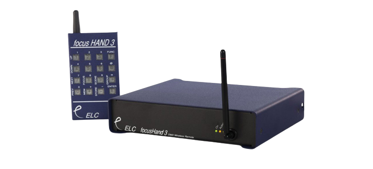 ELC FHS3 Focus Hand 3 Contrôleur DMX States de repère enregistrables sans fil 50x