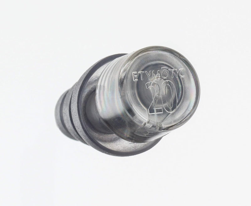 Etymotic ER20XS-SMF-P High-Fidelity Earplugs (Standard) - Clear Stem, Frosted Tip