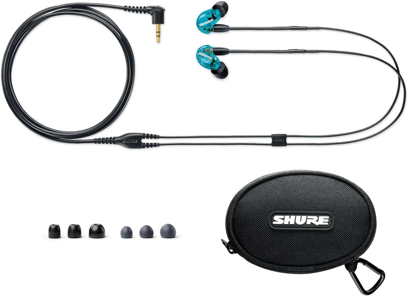 Shure SE215-SPE Special-Edition Sound-Isolating Earphones With Detachable 3.5Mm Cable Blue