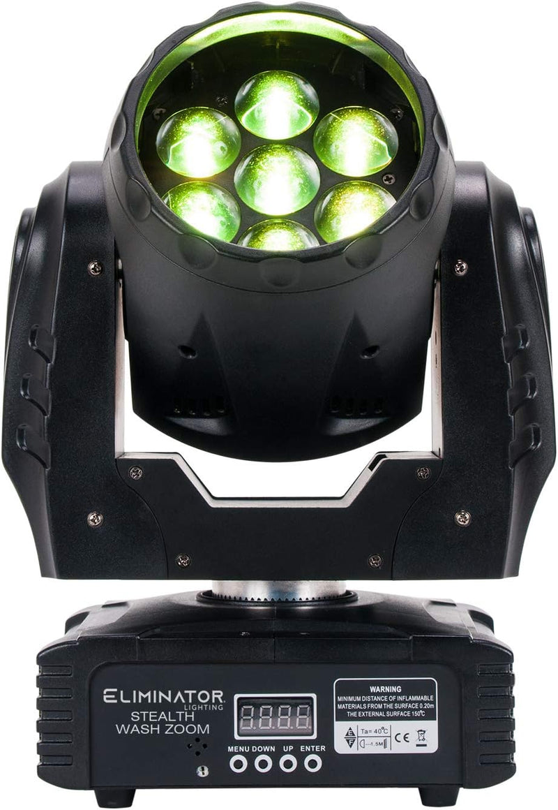 Eliminator Stealth Wash Zoom 7x12w Moving Head
