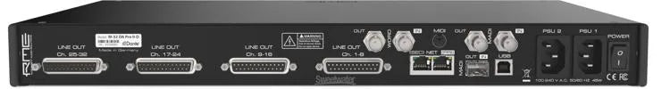 RME M-32 DA Pro II-D Dante 32-channel D/A Converter