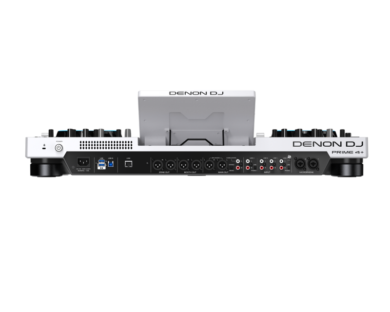 Denon DJ Prime 4+ Édition spéciale 4-Deck Standalone DJ Contrôleur (blanc)
