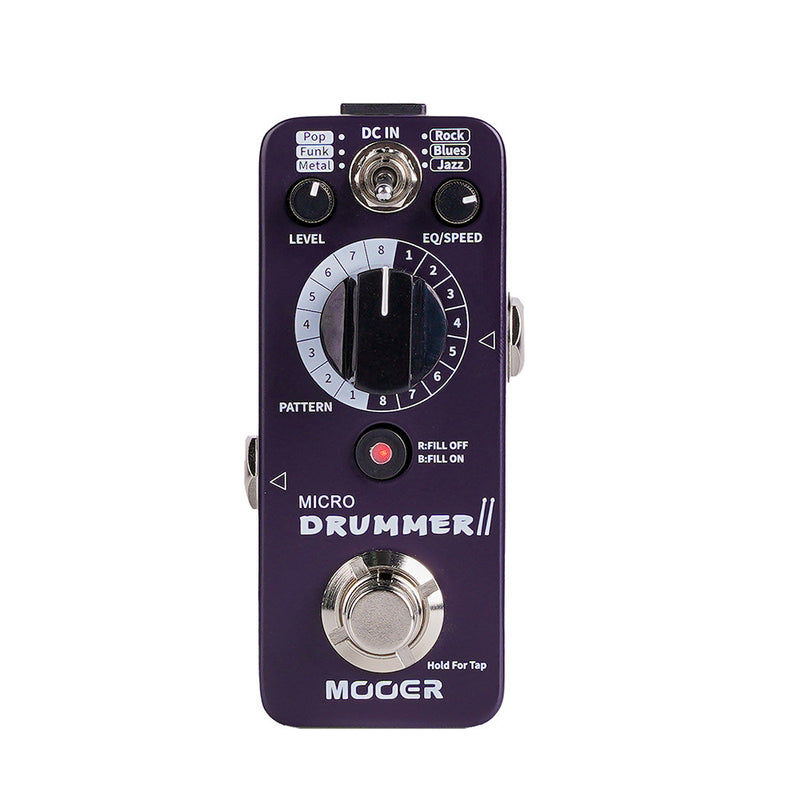 Mooer MDM2 Micro Drummer II Drum Machine Pedal