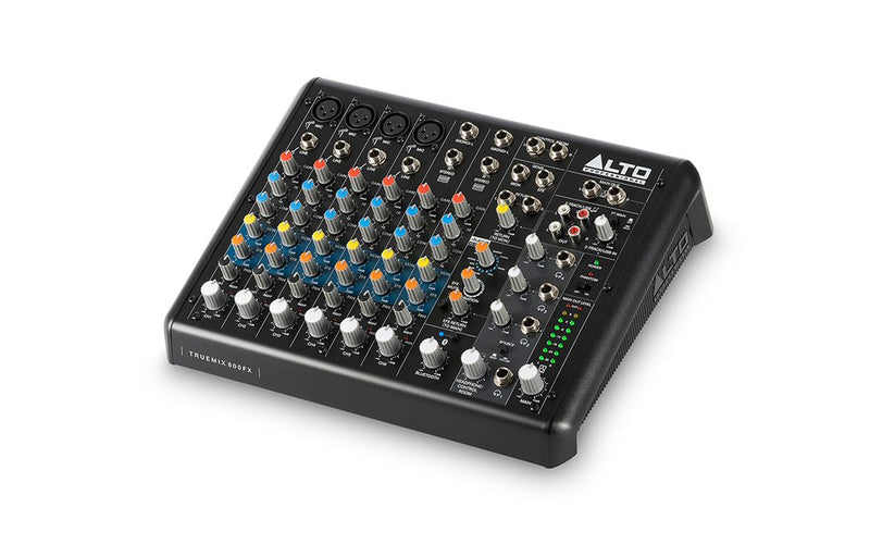 Alto TRUEMIX800FXXUS 8-Channel Compact Mixer With USB, Bluetooth, And Alesis Multi-FX (USED)