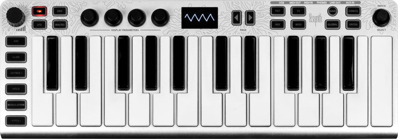 Artesia Pro XSYNTH Ultra Thin Synthesizer With Integrated Master Keyboard And Audio Midi Interface - 25 Keys