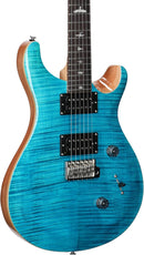 PRS SE CUSTOM 24 Electric Guitar (Blue Matteo, Natural Back)