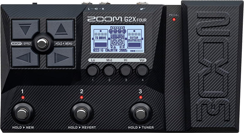 Zoom G2X Four Multi-Effect Guitar Pedal