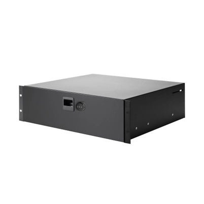 Adam Hall 19" Parts 87403 CL Rack Drawer 3 U Steel with Built-In Combination Lock