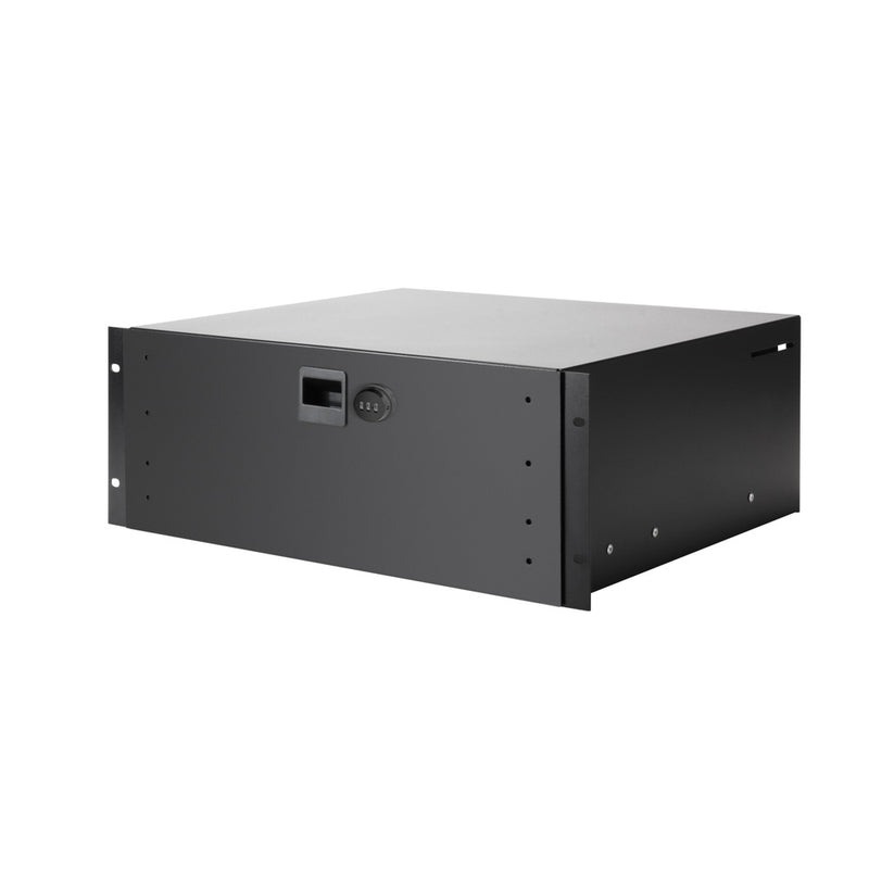 Adam Hall 87404ACL Tiroir rack en aluminium avec serrure à combinaison 19" - 4U