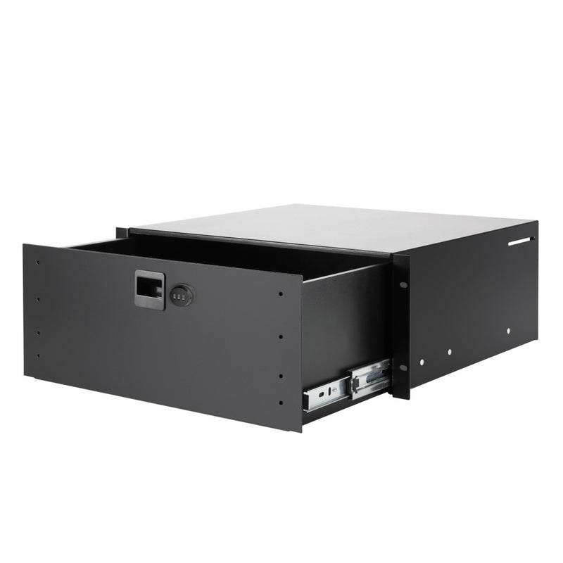 Adam Hall 87404ACL Tiroir rack en aluminium avec serrure à combinaison 19" - 4U