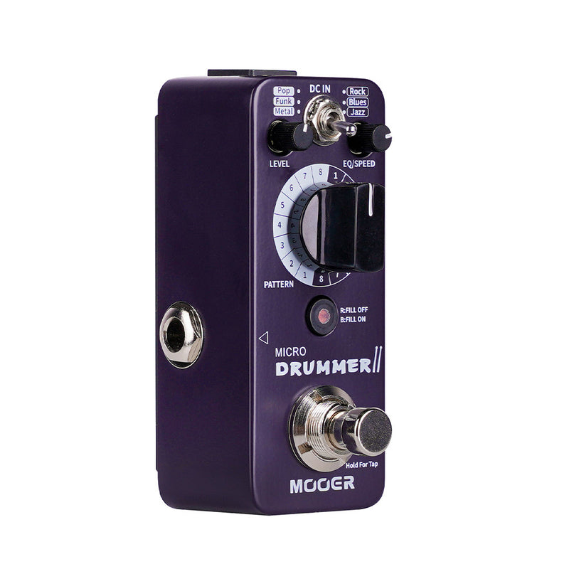 Mooer MDM2 Micro Drummer II Drum Machine Pedal