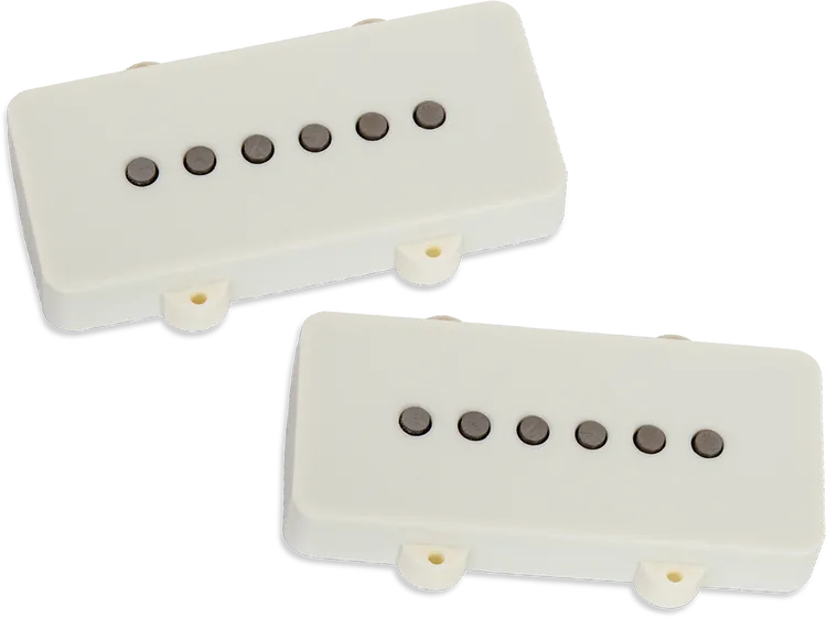 Seymour Duncan 11302-77-PC Vintage Jazzmaster Silencer Pickup Set (Vintage Parchment)