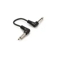 Hosa CFS-106 Câble patch pour pédalier de guitare à angle droit vers angle droit – 15,2 cm