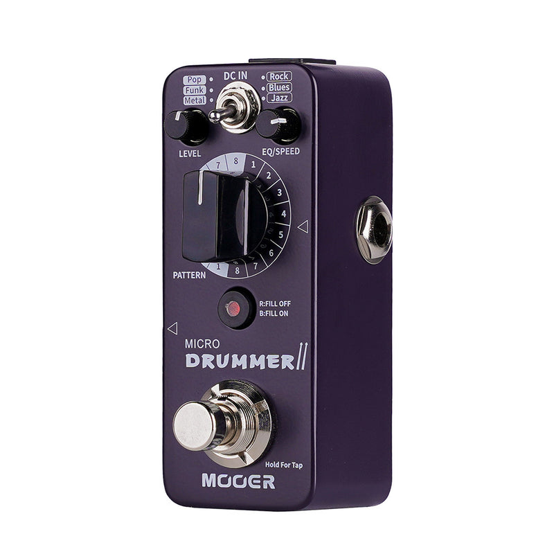 Mooer MDM2 Micro Drummer II Drum Machine Pedal