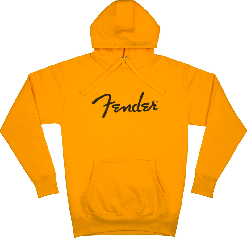 Fender Spaghetti Logo Hoodie (Butterscotch Blonde) - Medium