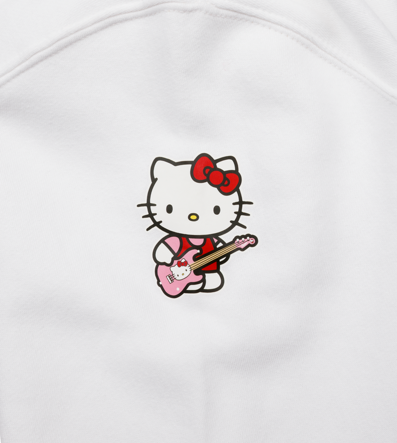 Fender X Hello Kitty Sleeve Logo Hoodie (White) - Xlarge