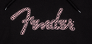 Fender Spaghetti Logo Wavy Checker Hoodie (Pink Checker) - Medium