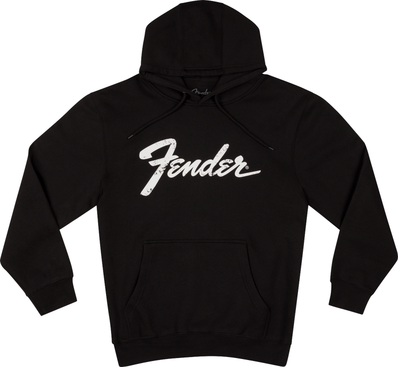 Fender Logo Date Back Hoodie (Black) - Xlarge