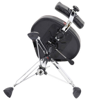 Gibraltar 9808HMB 9000 Series 16" Hydraulic Saddle Drum Throne with Backrest