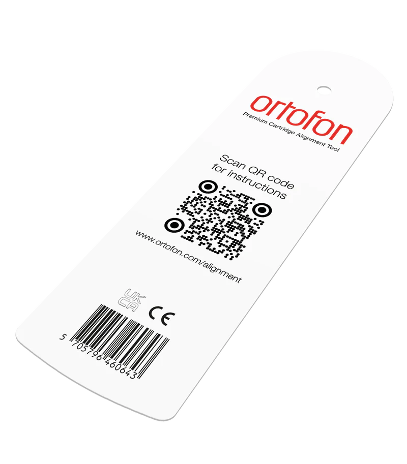 Ortofon Premium Alignment Tool Extra Large with High-Visibility Printing