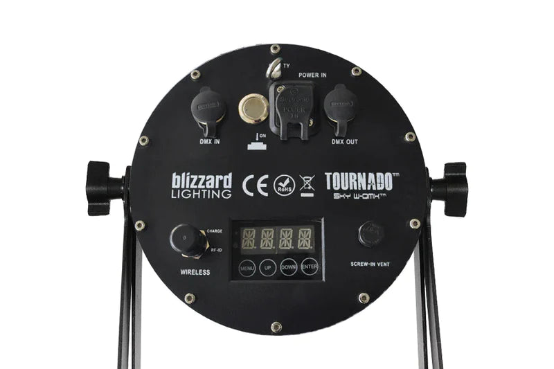 Blizzard Lighting TOURNADO-IP-EXA Outdoor Rated 12 15W RGBAW+UV LED Par Light