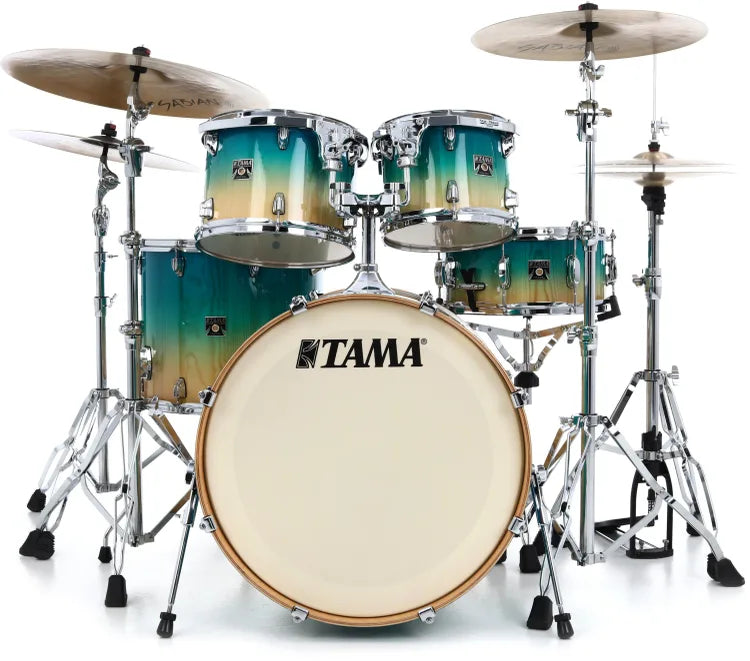 Tama CL52KSPCLP 5-Piece Drum Shell Pack With Snare (Caribbean Lacebark Pine Fade)