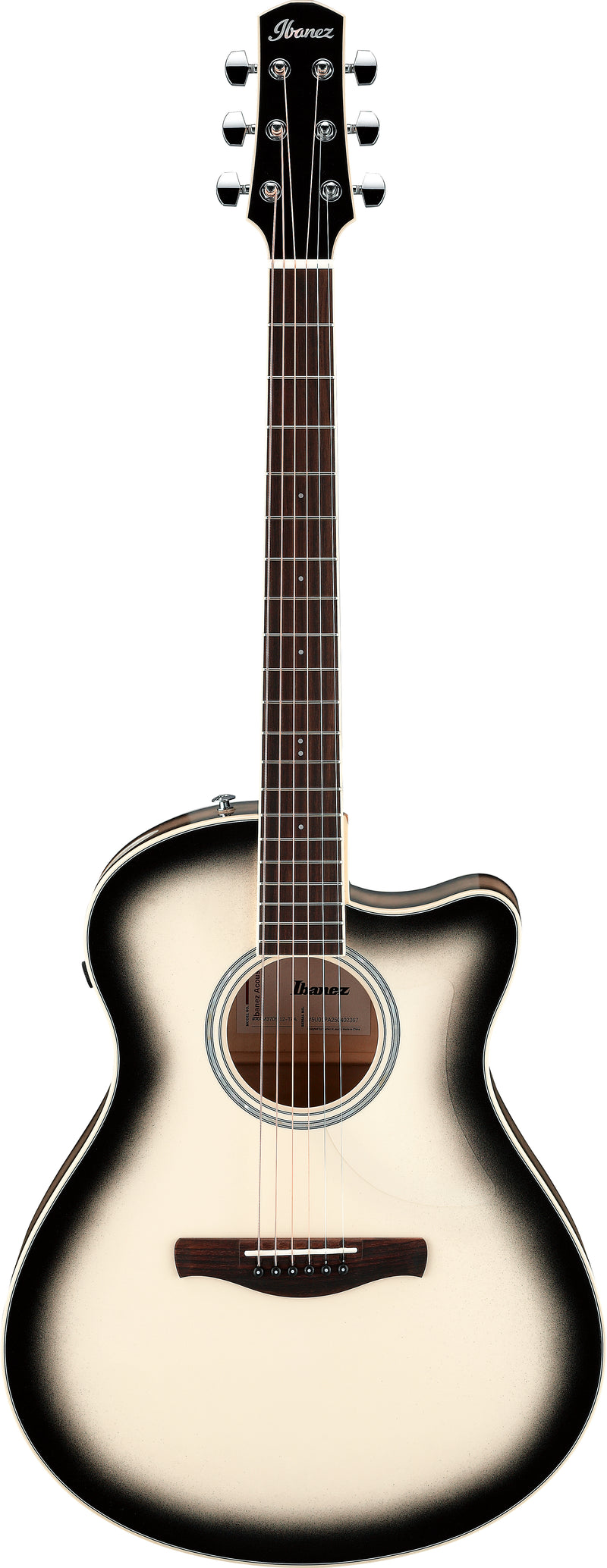 Ibanez AAM370M1CETPA Acoustic Guitar (Transparent Panda)